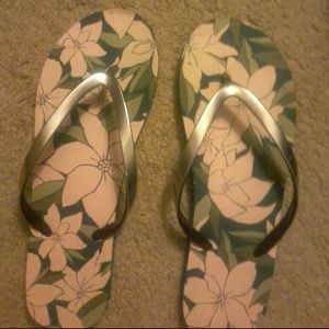 Floral Flip Flops